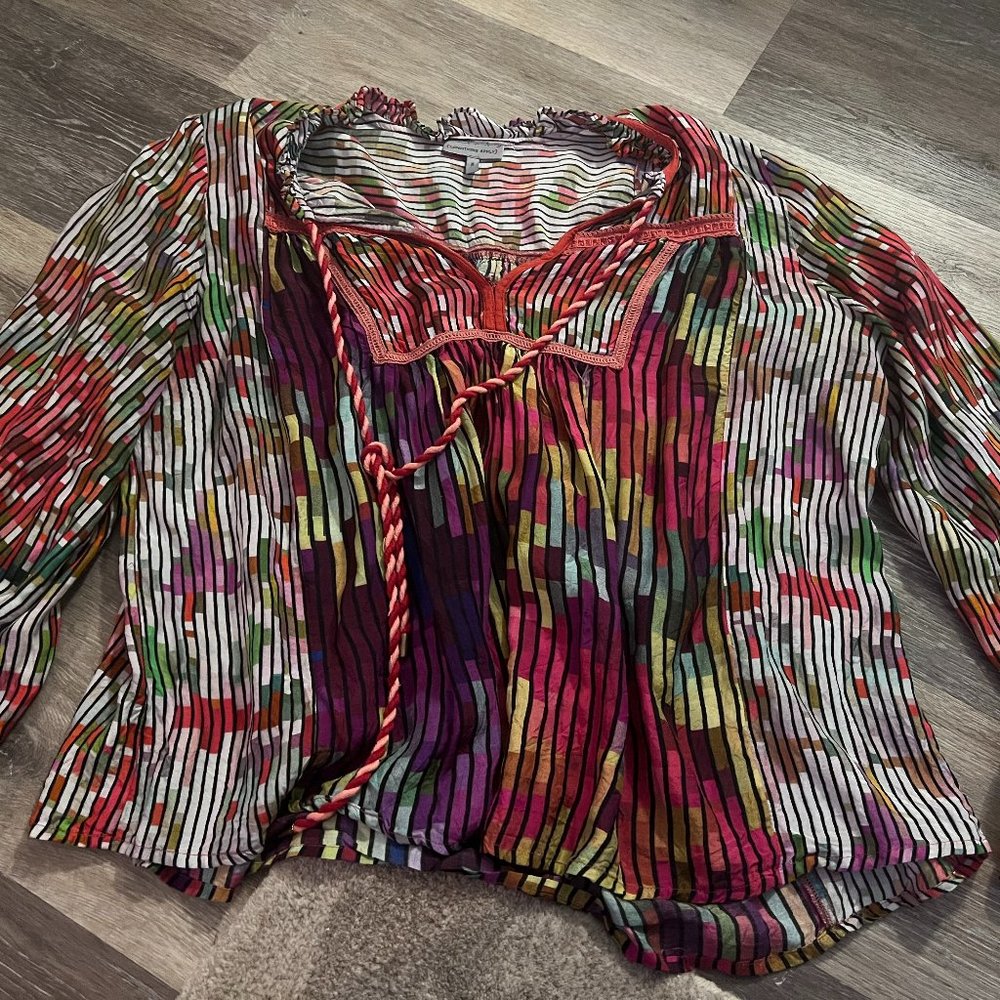 Conditions Apply Anthropologie Women's size Large Blouse